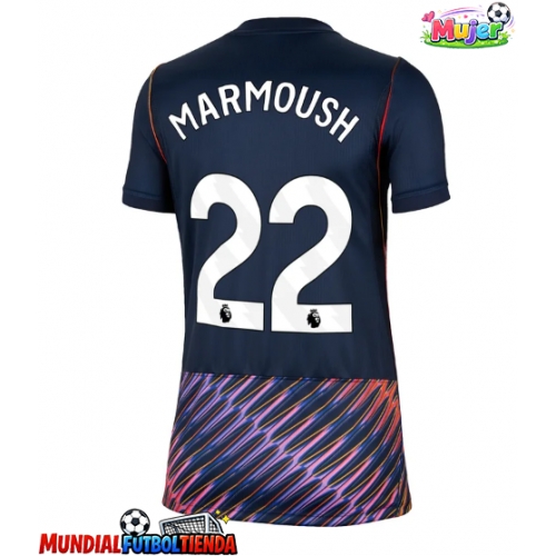 Camiseta Tottenham Hotspur Omar Marmoush #22 Segunda Equipación Replica 2026-27 para mujer mangas cortas
